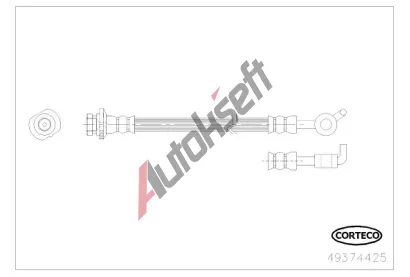 CORTECO Brzdov hadice COR 49374425, 49374425