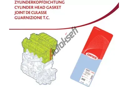 CORTECO Těsnění hlavy válce COR 83403024, 83403024 CORTECO Těsnění hlavy válce COR 83403024, 83403024