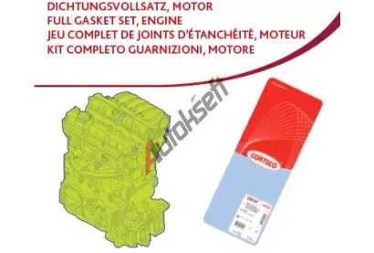 CORTECO Kompletní sada těsnění motoru COR 83403955, 83403955 CORTECO Kompletní sada těsnění motoru COR 83403955, 83403955
