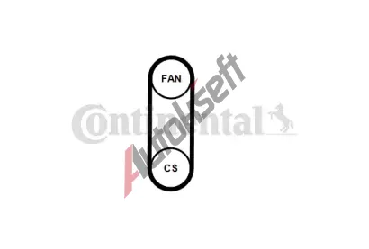 CONTITECH Sada drkovch klnovch emen CTT 4PK711 ELAST T1, 4PK711 ELAST T1