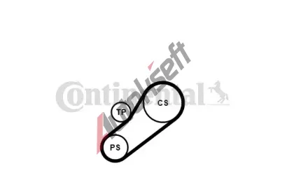 CONTITECH Sada drkovch klnovch emen CTT 4PK735K1, 4PK735K1