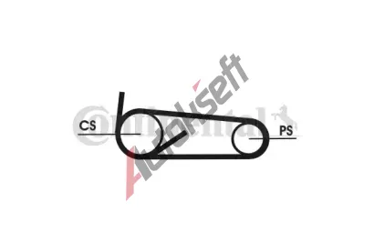 CONTITECH Sada ebrovanch klnovch emen CTT 4PK922 ELAST T1, 4PK922 ELAST T1