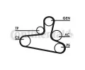 Sada drkovch klnovch emen CONTITECH ‐ CTT 6DPK1195D2