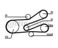 CONTITECH Sada ebrovanch klnovch emen ‐ CTT 6PK1468D1