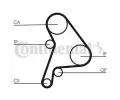 CONTITECH Ozuben - sada rozvodovho emene CTT CT1012K2, CT1012K2