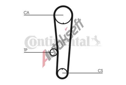 CONTITECH Ozuben emen CTT CT1017, CT1017