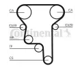 CONTITECH Ozuben - sada rozvodovho emene CTT CT1023K1, CT1023K1