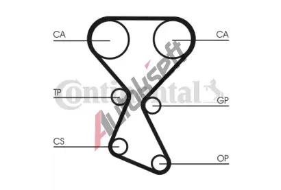 CONTITECH Ozuben emen CTT CT1027, CT1027