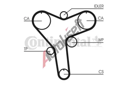 CONTITECH Ozuben emen CTT CT1029, CT1029