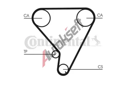 CONTITECH Ozuben emen CTT CT1033, CT1033