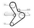 CONTITECH Ozuben - sada rozvodovho emene CTT CT1038K1, CT1038K1