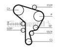 CONTITECH Ozuben - sada rozvodovho emene CTT CT1044K1, CT1044K1