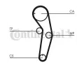 CONTITECH Ozuben - sada rozvodovho emene CTT CT1053K1, CT1053K1