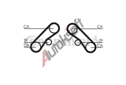 CONTITECH Ozuben� �emen CTT CT1074, CT1074