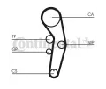 CONTITECH Ozuben - sada rozvodovho emene CTT CT1090K2, CT1090K2