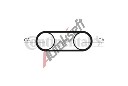 CONTITECH Ozubený řemen CTT CT1112, CT1112 CONTITECH Ozubený řemen CTT CT1112, CT1112