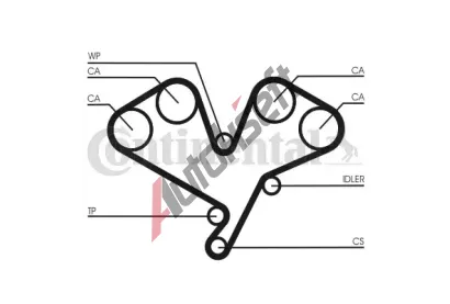 CONTITECH Ozuben emen CTT CT1113, CT1113