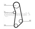 CONTITECH Ozuben - sada rozvodovho emene CTT CT1114K1, CT1114K1