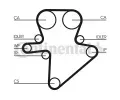 CONTITECH Ozuben - sada rozvodovho emene CTT CT1123K1, CT1123K1