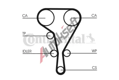 CONTITECH Ozuben emen CTT CT1127, CT1127