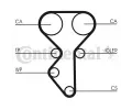 CONTITECH Vodn pumpa - sada ozubenho emene CTT CT1137WP1, CT1137WP1