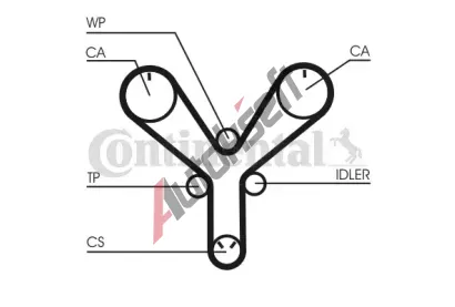 CONTITECH Ozuben emen CTT CT1147, CT1147