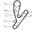 CONTITECH Ozuben - sada rozvodovho emene CTT CT1148K1, CT1148K1