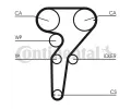 CONTITECH Ozuben - sada rozvodovho emene CTT CT1149K1, CT1149K1