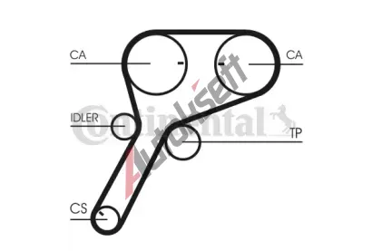 CONTITECH Ozuben emen CTT CT1151, CT1151