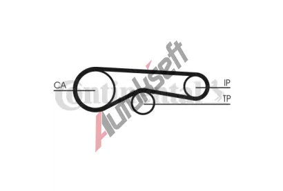 CONTITECH Sada ozuben� rozvodov�ho �emenu CTT CT1239K2, CT1239K2