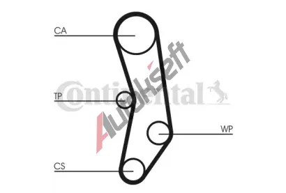 CONTITECH Ozuben emen CTT CT515, CT515