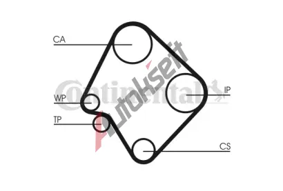 CONTITECH Ozuben emen CTT CT532, CT532