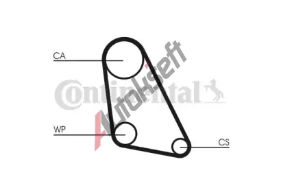 CONTITECH Ozuben� �emen CTT CT534, CT534