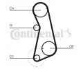 CONTITECH Ozuben - sada rozvodovho emene CTT CT637K1, CT637K1