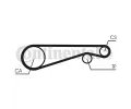 Ozuben� �emen&nbsp;CONTITECH&nbsp;&dash;&nbsp;CTT CT653