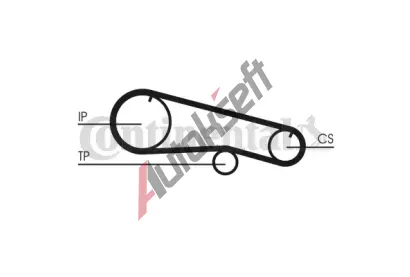 CONTITECH Ozuben� �emen CTT CT668, CT668
