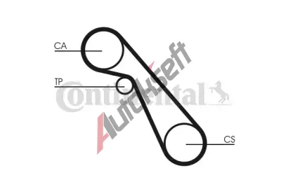 CONTITECH Ozubený řemen CTT CT703, CT703 CONTITECH Ozubený řemen CTT CT703, CT703