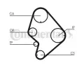 CONTITECH Ozuben - sada rozvodovho emene CTT CT723K1, CT723K1