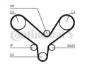 CONTITECH Ozuben - sada rozvodovho emene CTT CT726K2, CT726K2