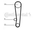 CONTITECH Ozuben - sada rozvodovho emene CTT CT738K2, CT738K2