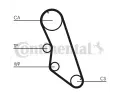 CONTITECH Ozuben - sada rozvodovho emene CTT CT754K1, CT754K1