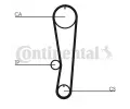 CONTITECH Ozuben - sada rozvodovho emene CTT CT757K1, CT757K1