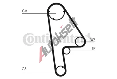 CONTITECH Ozuben emen CTT CT763, CT763