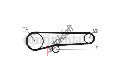 CONTITECH Ozuben� �emen CTT CT779, CT779