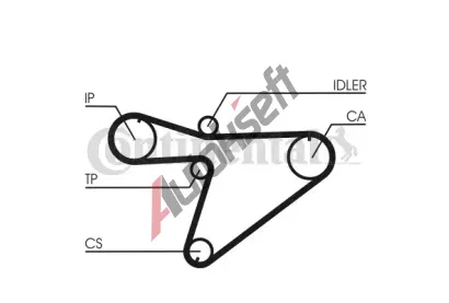 CONTITECH Ozuben� �emen CTT CT810, CT810
