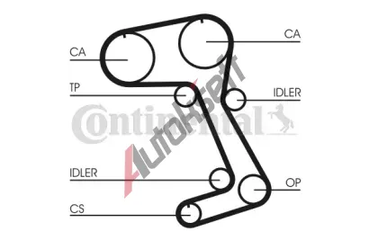 CONTITECH Ozuben� �emen CTT CT831, CT831