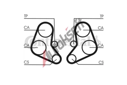 CONTITECH Ozubený řemen CTT CT886, CT886 CONTITECH Ozubený řemen CTT CT886, CT886