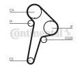 CONTITECH Ozuben - sada rozvodovho emene CTT CT891K1, CT891K1
