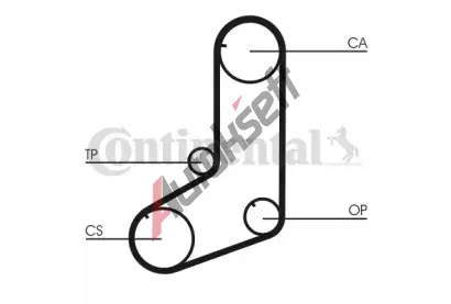CONTITECH Ozuben emen CTT CT911, CT911