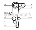 CONTITECH Ozuben - sada rozvodovho emene CTT CT957K1, CT957K1